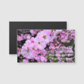 Pink Spring Flowers Photo Forgiveness Quote Magnet (Voorkant / Achterkant)