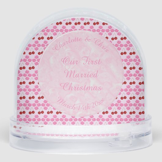 Pink Spring Wedding Cherry blossom and cherries (Arrière)