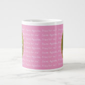 Pink St. Agatha (M 003) 20 oz. Mug de café Jumbo (Devant)
