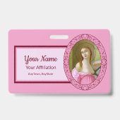 Pink St. Agatha (M 003) Badge 2 (Dos)