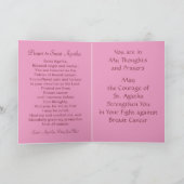 Pink St. Agatha (M 003) Carte d'encouragement 1 (Intérieur)