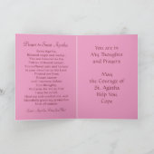 Pink St. Agatha (M 003) Carte d'encouragement 2 (Intérieur)