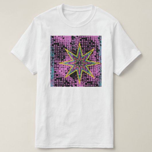 Pink Star T-shirt (Design voorkant)
