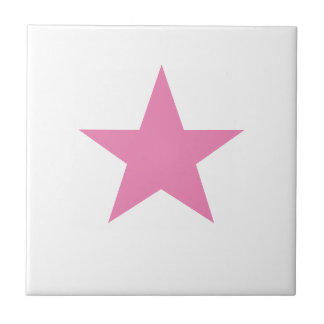 Pink Star Tegeltje