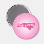 Pink State North Carolina Magnet (Recto/Verso)