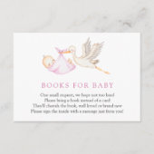 Pink Stork Boeken voor Baby insert kaart (Voorkant)