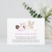 Pink Stork Boeken voor Baby insert kaart (Staand voorkant)