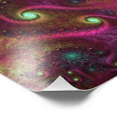 Pink Storm Abstrait Art Photo Imprimer (Coin)