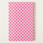 Pink Strawberries Planner, Cute Fruit Aesthetic (Dos)