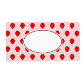 Pink Strawberry Labels (Voorkant)