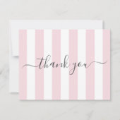 Pink Stried Merci note (Devant)