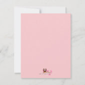 Pink Stripe Sweet 16 Invitation (Dos)