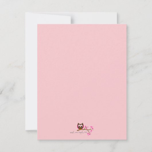 Pink Stripe Sweet 16 Invitation (Dos)