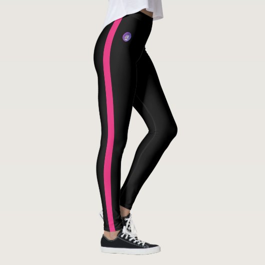 Pink Striped Two Sides Leggings JK 2022 (Droite)