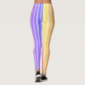 Pink Stripes Classic Leggings (Achterkant)