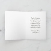 Pink Stripes Friend Maid of Honor Invitation Card (Intérieur)