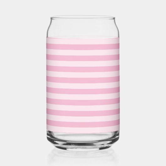 Pink Stripes Seamless Pattern Blikvorm Glas (Voorkant)