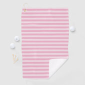 Pink Stripes Seamless Pattern Golfhanddoek (Insitu)
