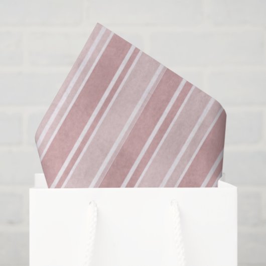 Pink Stripes Tissuepapier (Cadeauzakje)