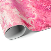 Pink Structures made in manual on a paper paintsba Cadeaupapier (Rol Hoek)