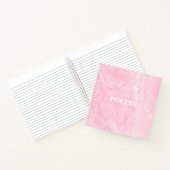 Pink Stucco Poetry Journal Notitieboek (Binnen)