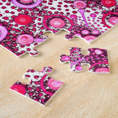 Pink summer berries legpuzzel (Zijkant)