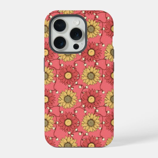 Pink Sunflowers Christmas (Verso)