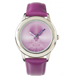 Pink Sunrise Horloge