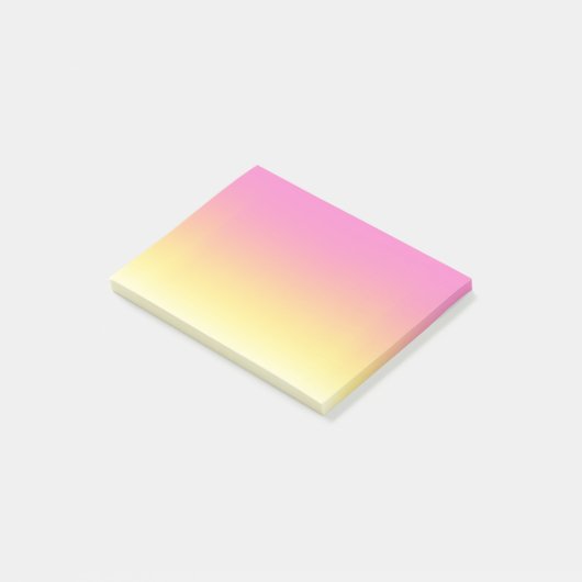 Pink Sunset Post-It Notes (Schuin)