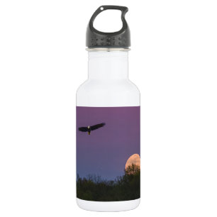 Pink Supermoon Eagle Water Botle Waterfles