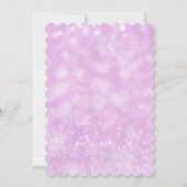 PINK SWEET 16 ANNIVERSAIRE INVITATION (Dos)