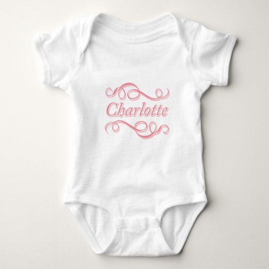 Pink Swirl Charlotte Romper (Voorkant)