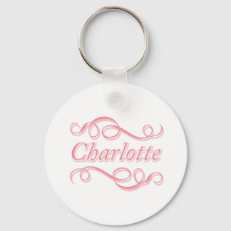Pink Swirl Charlotte Sleutelhanger