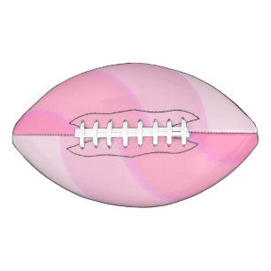 Pink Swirls American Football