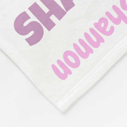 Pink T Rex Dinosaur Couverture en polaire (Coin)