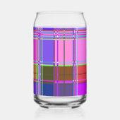 Pink tartan Fabric Pattern Cloth Madras (Verso)