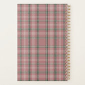 Pink Tartan Planner (Achterkant)