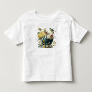 Pink-tastic: leuk varkensontwerp kinder shirts