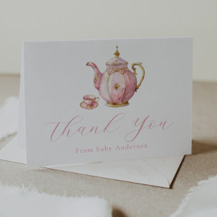 Pink Tea Party Merci Carte de note