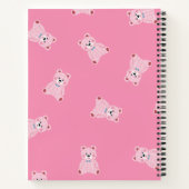 Pink Teddy Parade – Kawaii Journal Notitieboek (Achterkant)