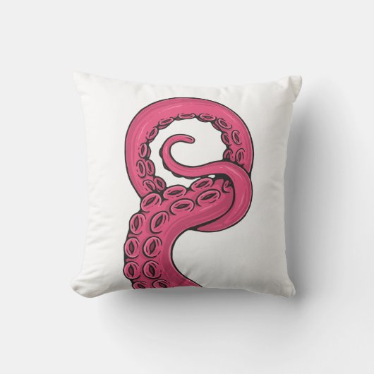 Pink Tentacle Kussen (Voorkant)
