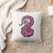 Pink Tentacle Kussen (Deken)