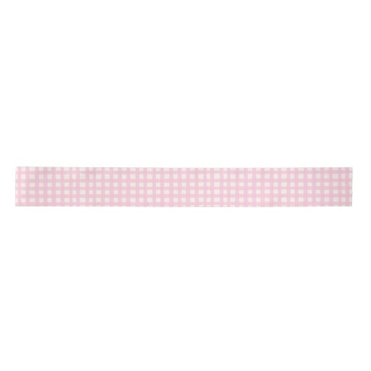 Pink Textured Gingham Lint (Voorkant)