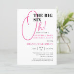 Pink The Big 60th Surprise Birthday Invitation<br><div class="desc">Pink The Big 60th Surprise Birthday Invitation Vos invités sauront que ce sera une fête spéciale en regardant cette invitation!</div>