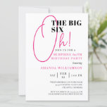 Pink The Big 60th Surprise Birthday Invitation<br><div class="desc">Pink The Big 60th Surprise Birthday Invitation Vos invités sauront que ce sera une fête spéciale en regardant cette invitation!</div>