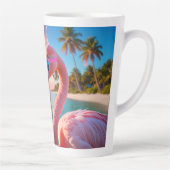 PINK THINKER - Flamingo PINK Latte Mok (Rechts)