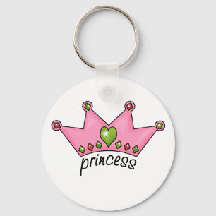 Pink Tiara Princess Sleutelhanger