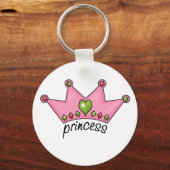Pink Tiara Princess Sleutelhanger (Voorkant)