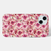 Pink Tie Dye Floral Case-Mate iPhone Case (Achterkant (horizontaal))