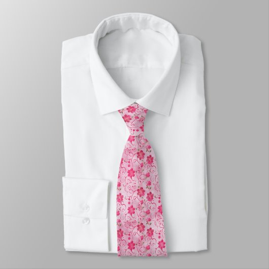 Pink Tie for Soft and Subtle Outfits Stropdas (Gebonden)